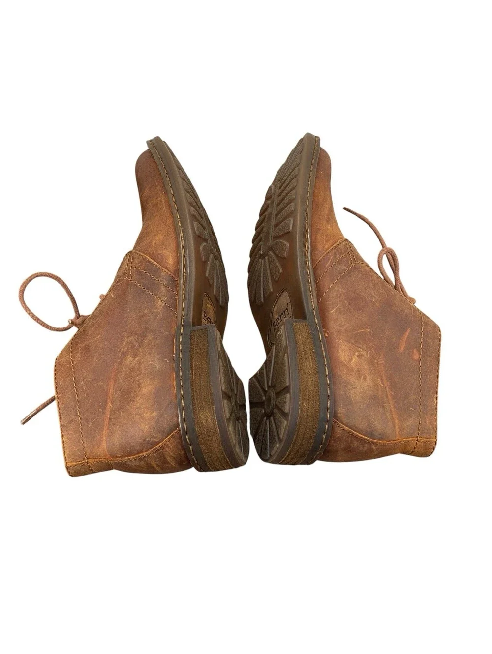 Born Nigel Chukka Boots Men’s Size 8 Brown Leather Lace Up Casual Comfort Shoes